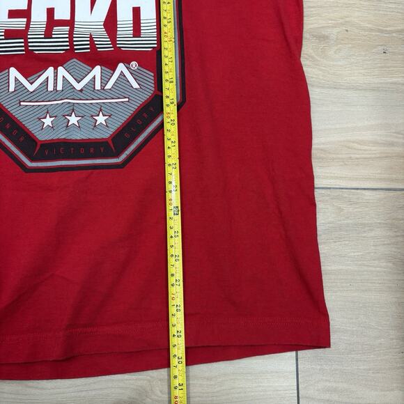 Ecko Unltd MMA Men’s XL Graphic T Shirt Y2K Red Short Sleeve Rawthentic Tee - Picture 11 of 14